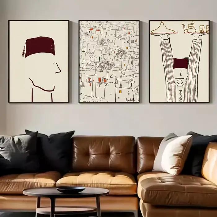 Affiche sur toile, peinture murale