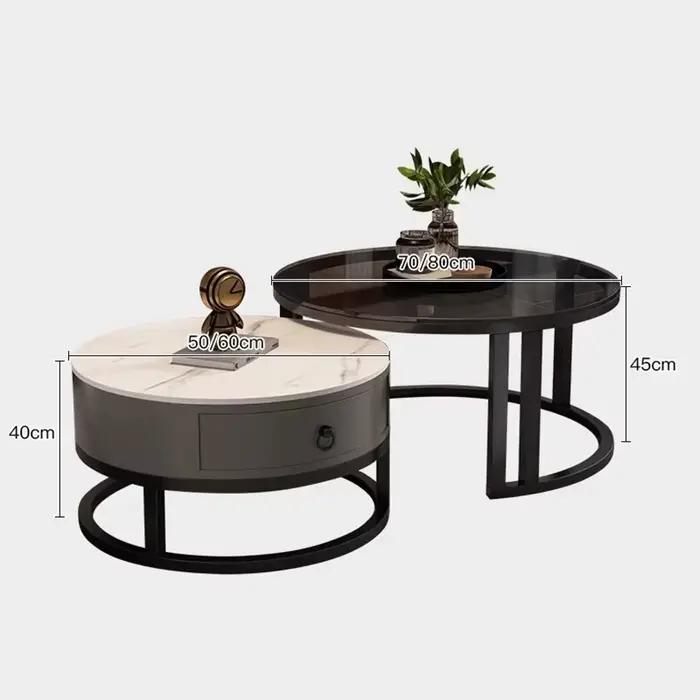 Table Basse Design de luxe minimaliste Glamour Tables basses nordiques uniques