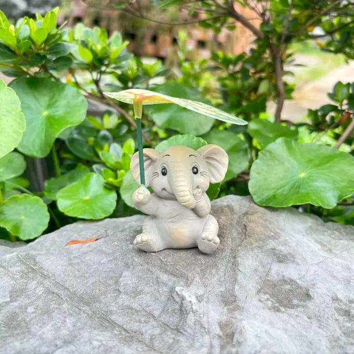 Statues de jardin mignonnes en forme de grenouille