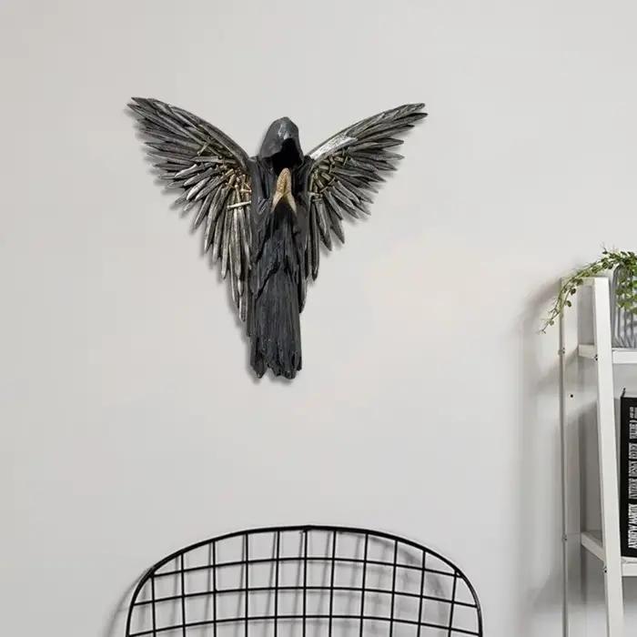 Pendentif de sculpture Soul Kokor, décoration de la maison, décoration murale d'Halloween, artisanat en résine, décoration de salon, nouveau, 2025