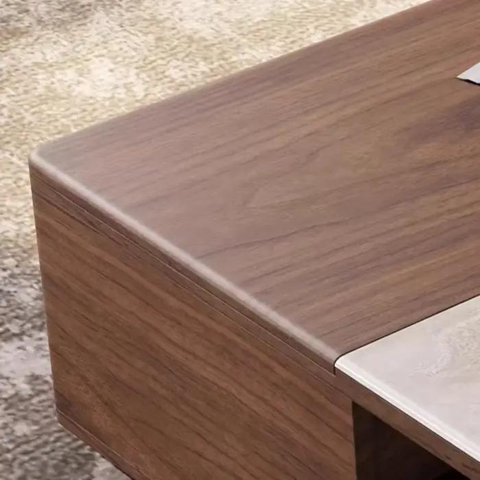 Table basse carrée de luxe