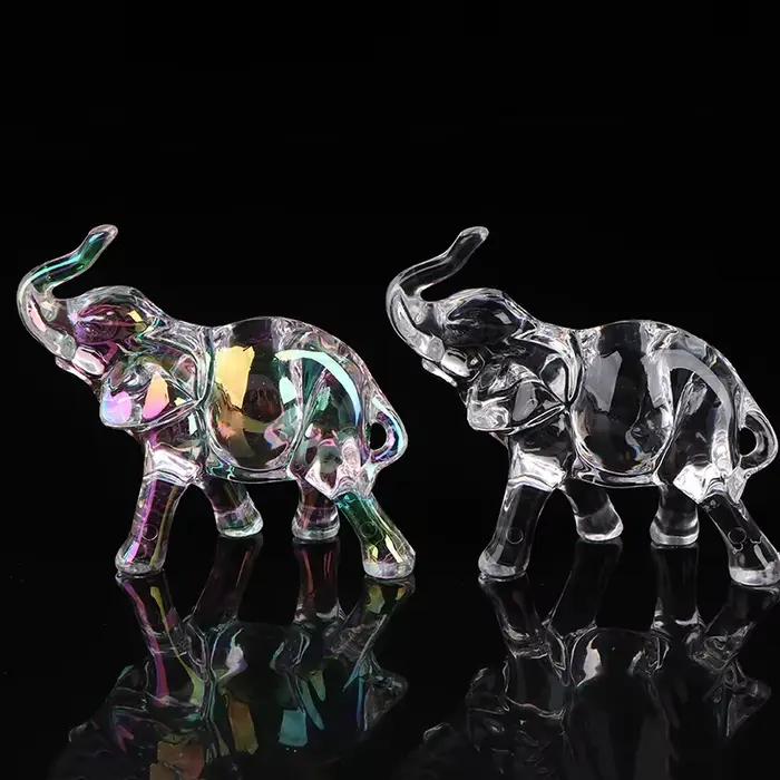 Statuette d'éléphant en cristal mignonne