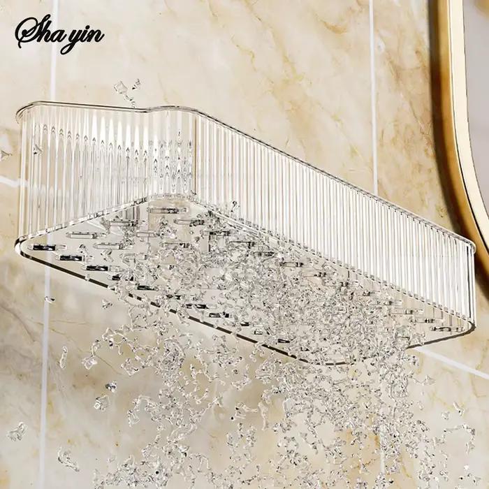 Support de rangement mural pour salle de bain