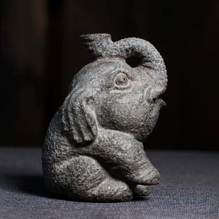Statue de mascotte d'animal d'éléphant