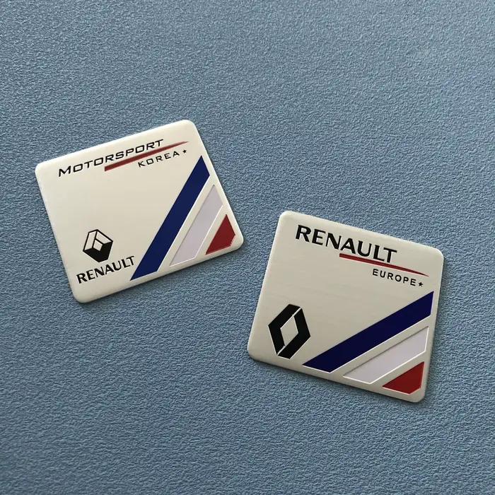 Autocollant emblème de voiture, accessoires pour Renault RS GT Clio Megane PARLS PREMIERE Captur Trafic Twingo Scenic 2 Kadjar Zoe Kangoo