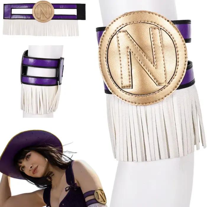 Bracelet en cuir pour Cosplay Nico Robin, accessoires de jeu de rôle pour femmes adultes, accessoires de Costume de carnaval d'halloween