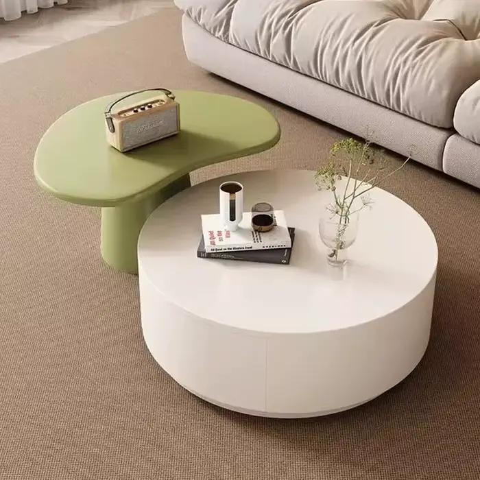 Ensemble de tables basses rondes nordiques