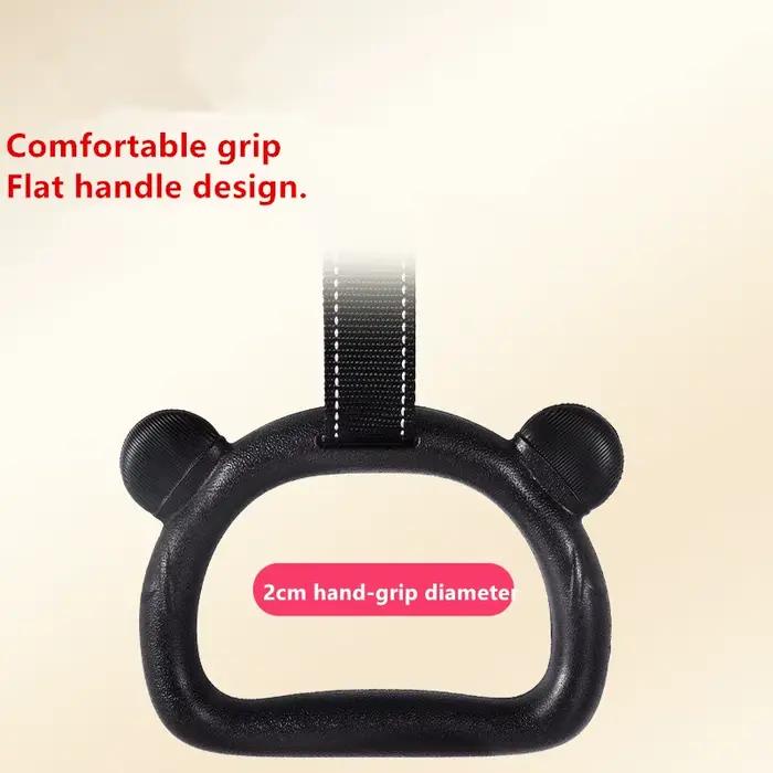 Anneaux de gymnastique jouet de Sport pour enfant anneaux de gymnastique antidérapants avec balançoire sangles réglables entraînement de traction équipement de Fitness de gymnastique jouet