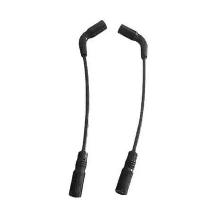 Câbles de bougies d'allumage noirs et rouges de 10,5 mm pour Harley Sportster 883 1200 (2007-2025)