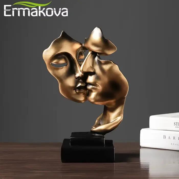 ERMAKOVA – Sculpture de visage humain en résine