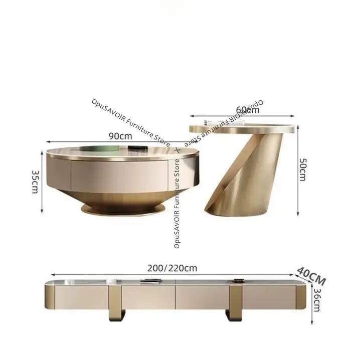 Table basse Simple TV stands support tiroir salon chez l'habitant TV