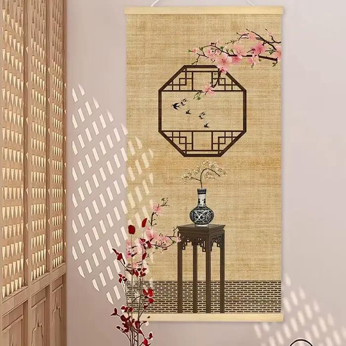 Tapisserie murale en bambou chinois