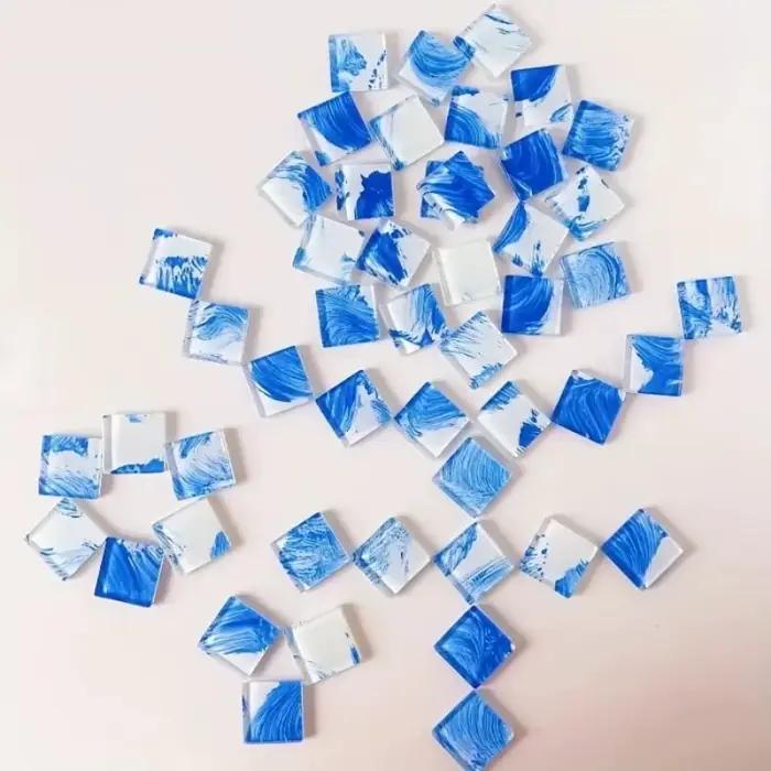 100/200 grammes de mosaïque en verre
