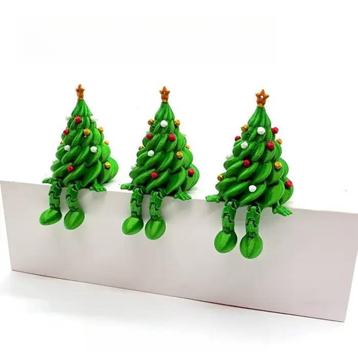 Figurines d'arbre de noël imprimées en 3D