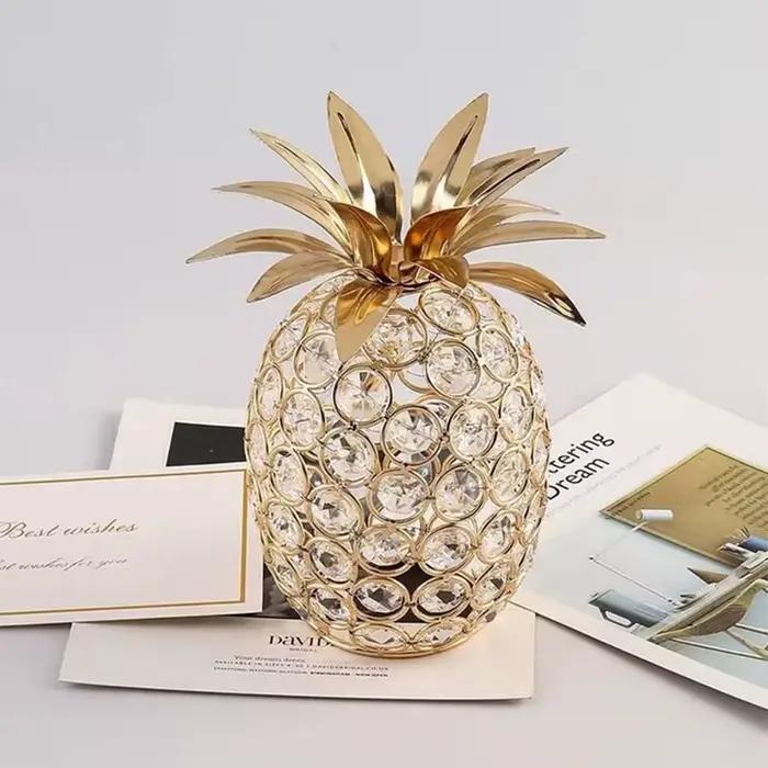 Ornements de pomme en cristal créatifs