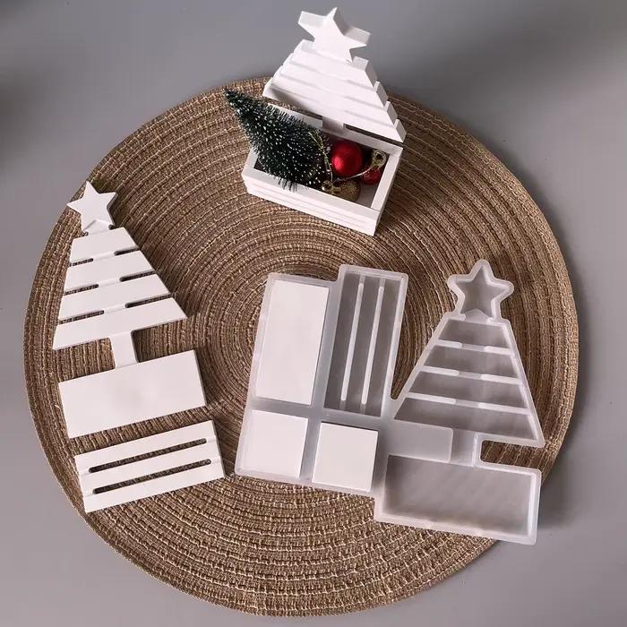 Moule de rangement d'arbre de noël en Silicone