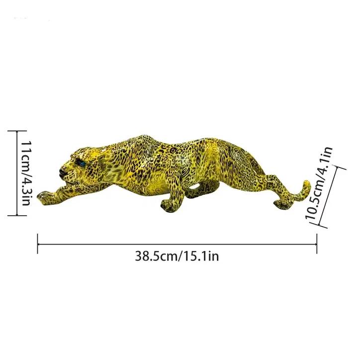 Statue de guépard, Sculpture léopard en résine