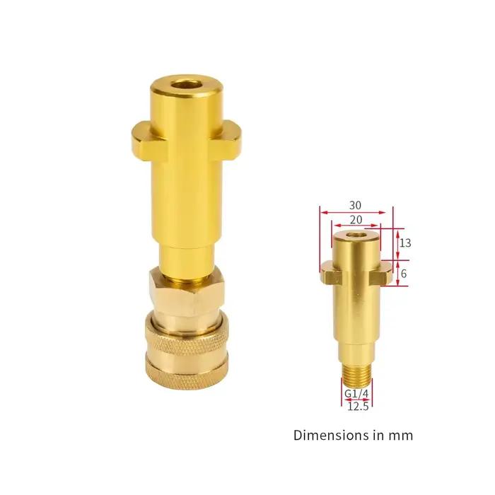 Nettoyeur haute pression pistolet de pulvérisation Lance connecteur à baïonnette avec connecteur rapide 1/4 "adaptateur de baguette de pistolet de nettoyeur haute pression ﻿