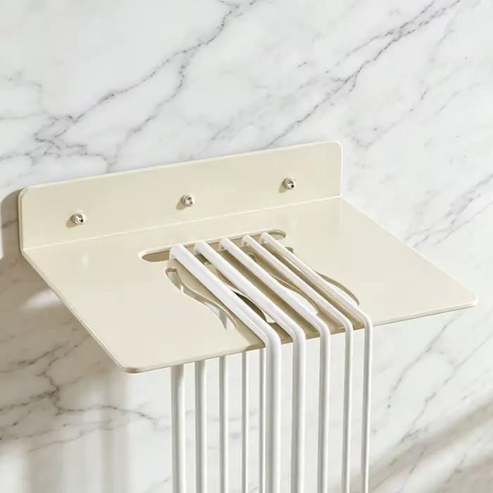 Étagère Murale Flottante en Acier pour Rangement de Routeur