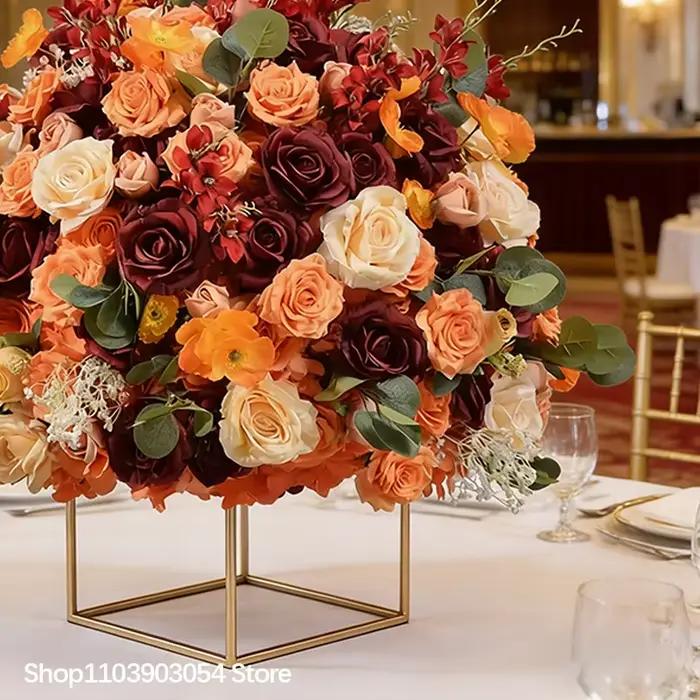 Arrangement de fleurs suspendues Orange