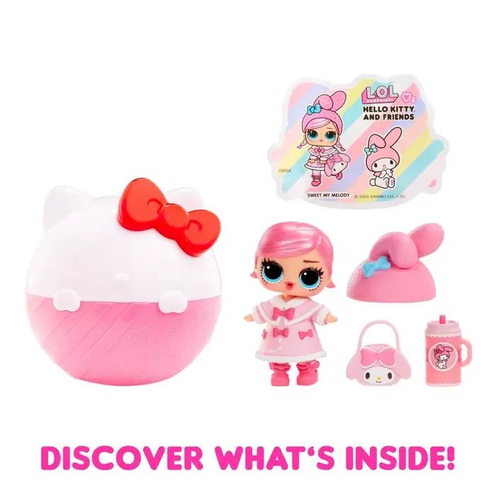 Poupée LOL Surprise Mini Série Co-brandée DIY Faite à la Main Boîte Mystère Amusante Jouet pour Fille Cadeau d'Anniversaire