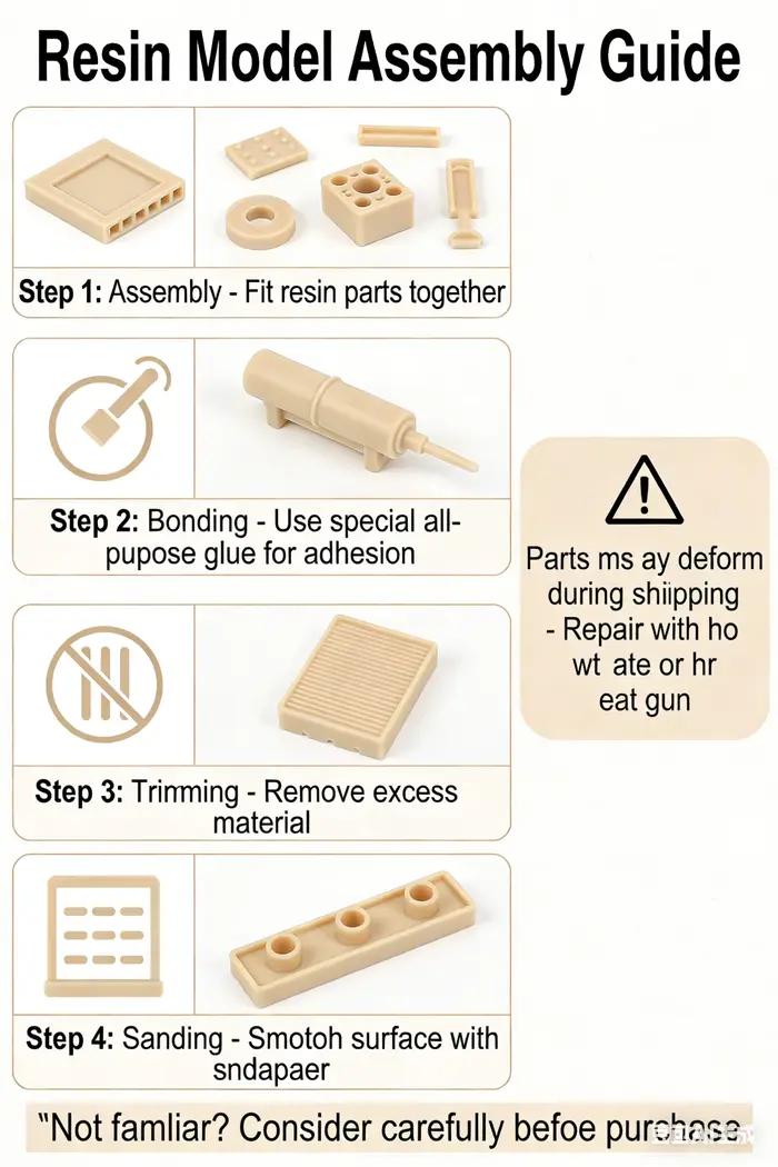 Pack d'action Rare Resin O-12, kit de modèle en résine moulée sous pression non peinte, comprenant une base, kit de modèle à monter soi-même