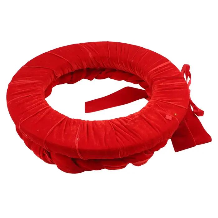 Couronne festive élégante pour décoration de porte d'entrée ou extérieure, design intemporel, utilisation polyvalente pour Noël, Nouvel An et autres célébrations