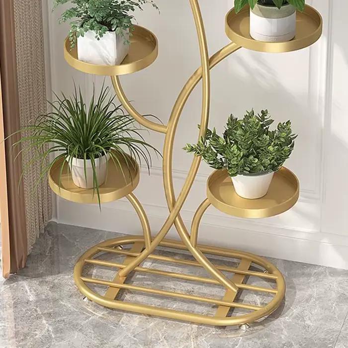 Étagère à plantes en métal