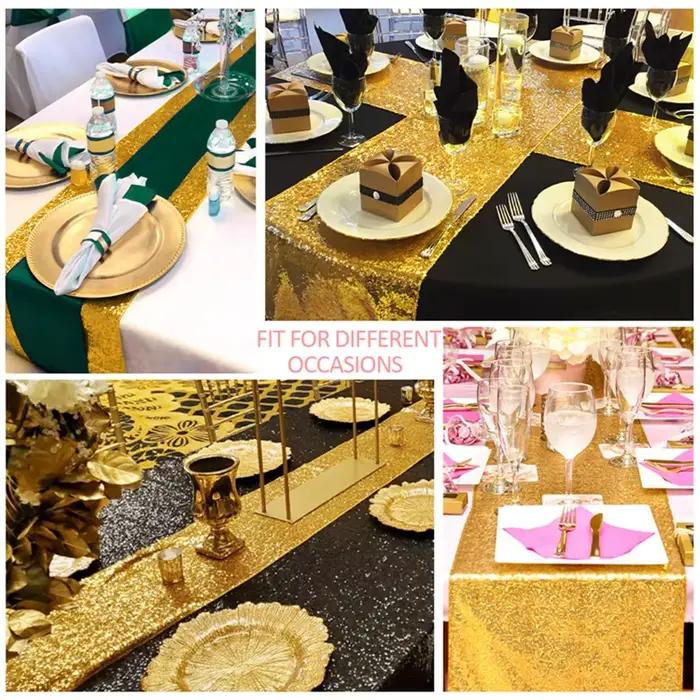 Chemin de Table Moderne et Luxueux à Paillettes