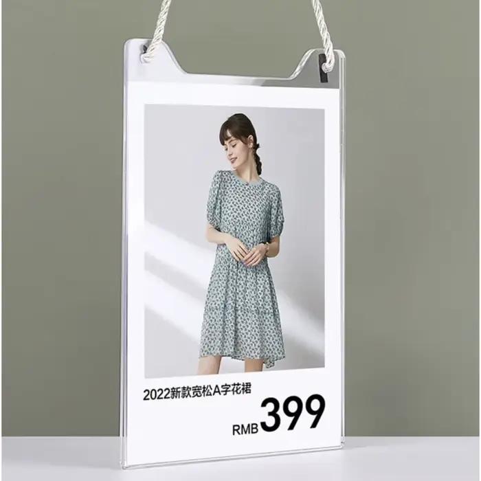 A5 148x210mm acrylique cintre affiche porte-signe produit publicité Photo cadre d'affichage