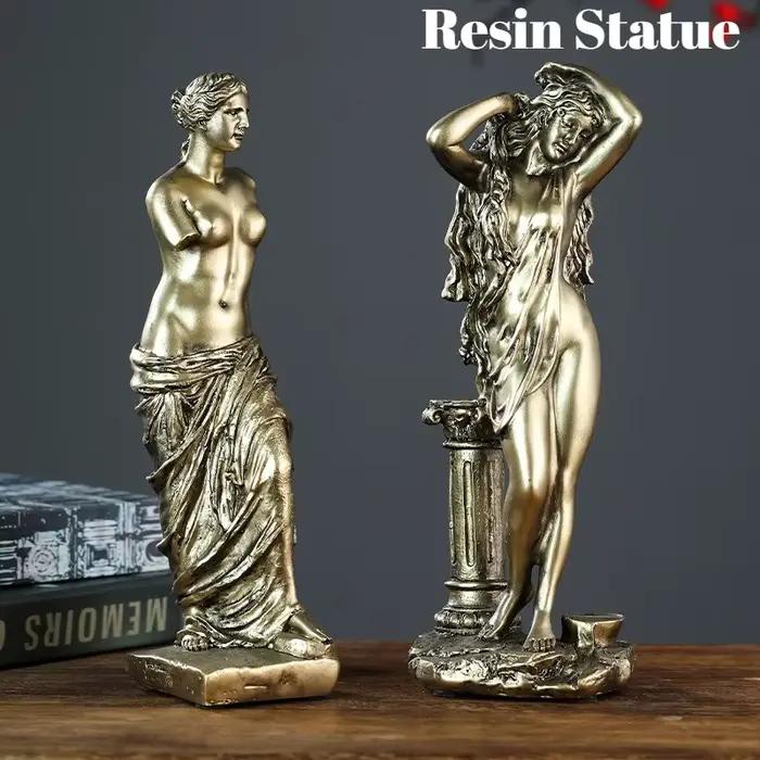 Statue de Vénus en résine, figurine de la mythologie grecque, sculpture de la déesse Aphrodite, décorations d'art nordique pour la maison, accessoires de croquis pour salle d'art