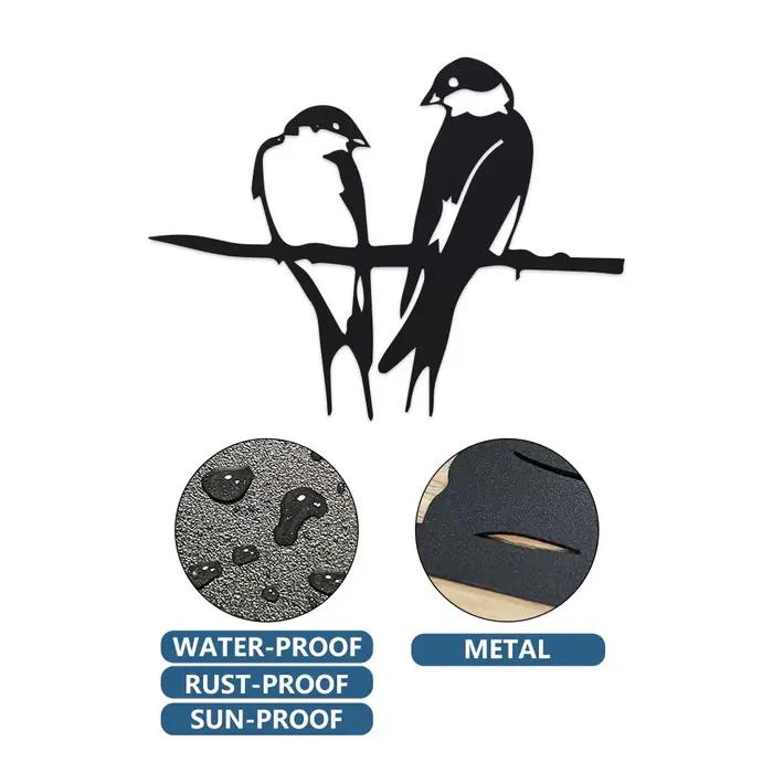1pc oiseaux décoratifs extérieurs