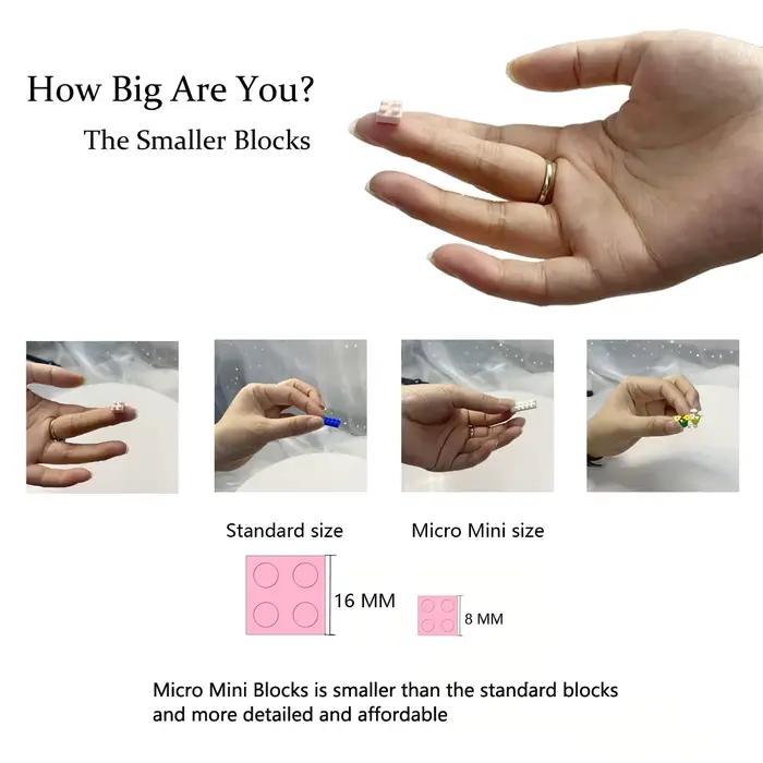 Mini blocs de construction romains pour la décoration de la maison