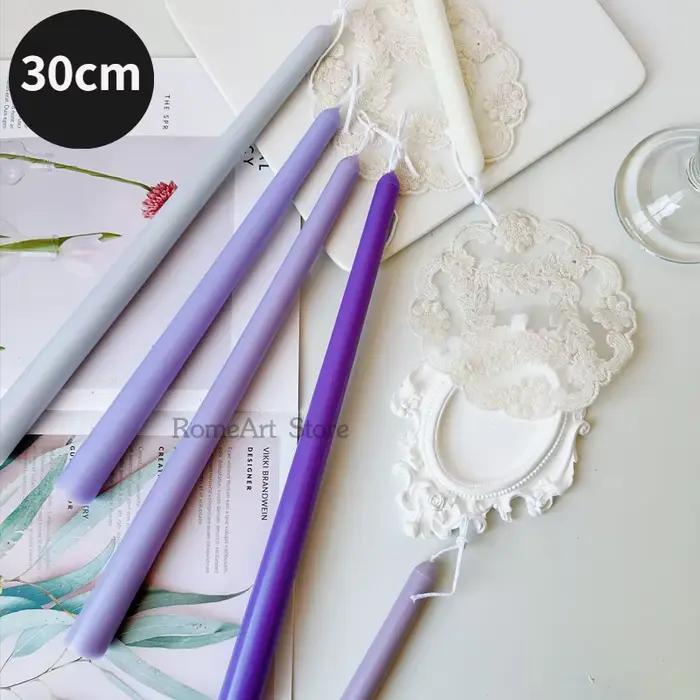 Moule à bougie à tige longue de 30cm, fournitures de fabrication de bougies parfumées faites à la main, Kit de moule en plastique acrylique, outil de moulage de bougies de décoration de la maison