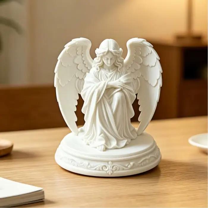 Figurine d'ange assis, sculpture