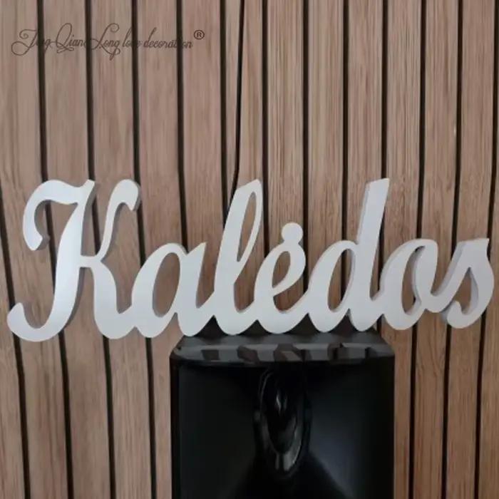 Lettres en bois pour la décoration de mariage
