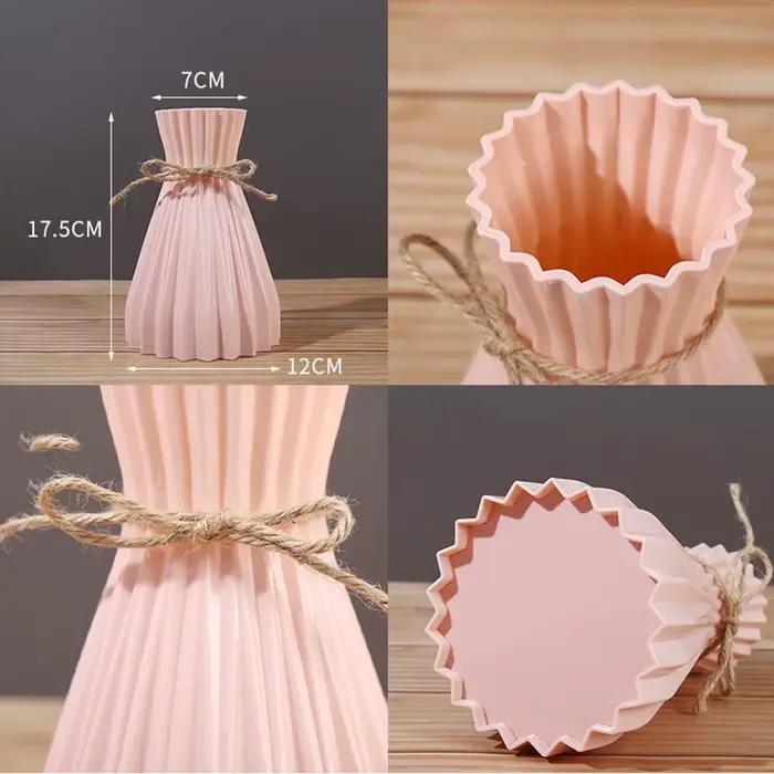 Vase à fleurs en plastique ne peut pas contenir de l'eau