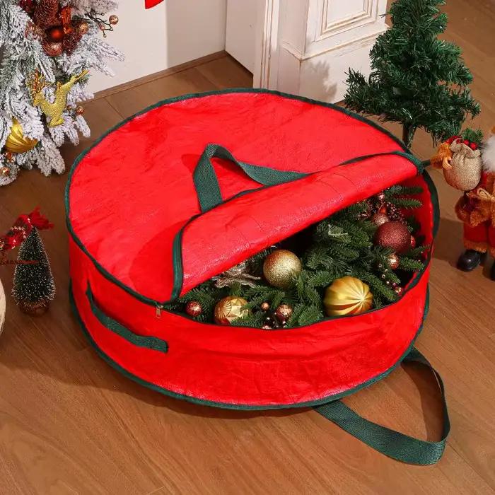 Sac de rangement de décorations de noël de grande capacité