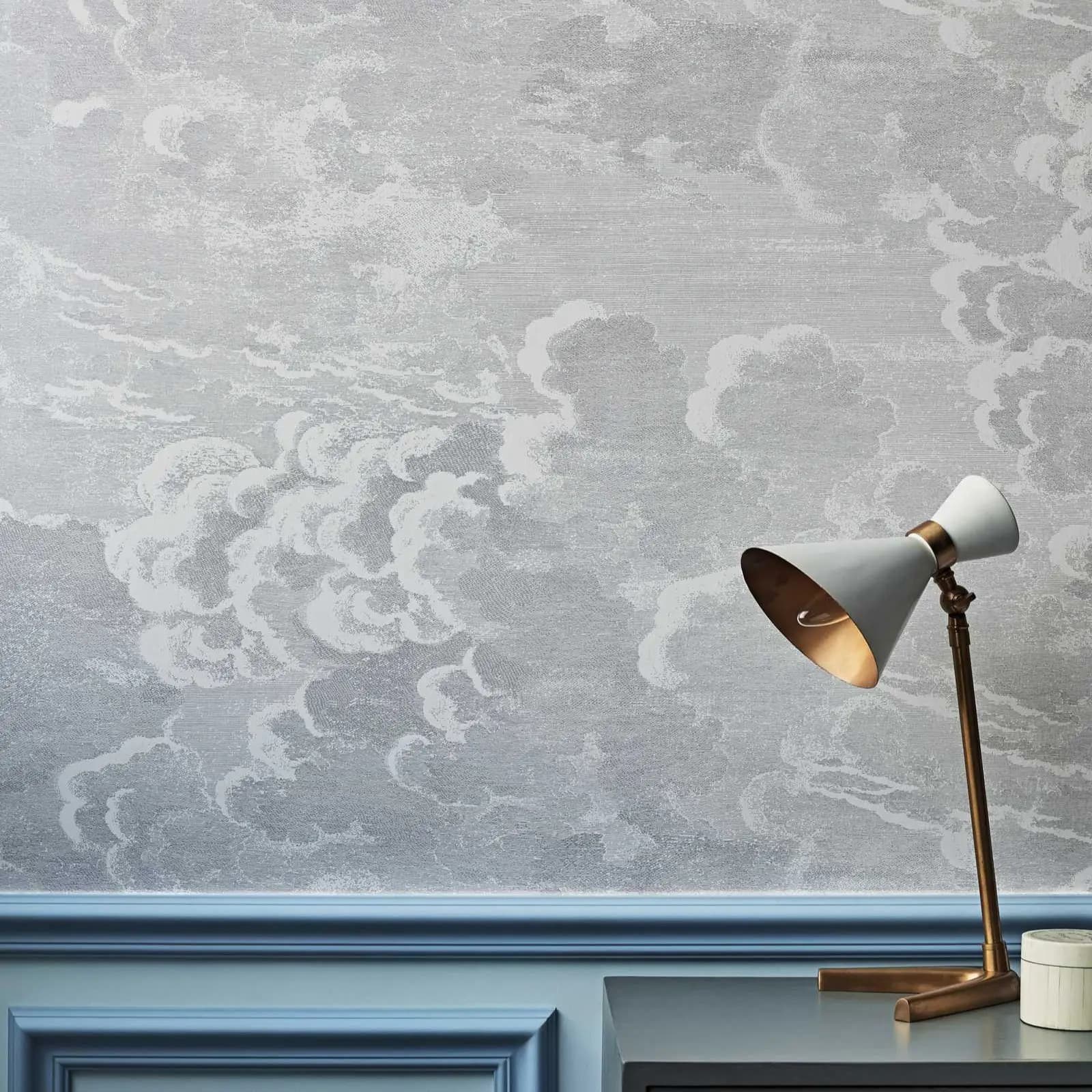 Papier peint nuage papier peint nordique nuages grises de style scandinave (non métallique) papier p