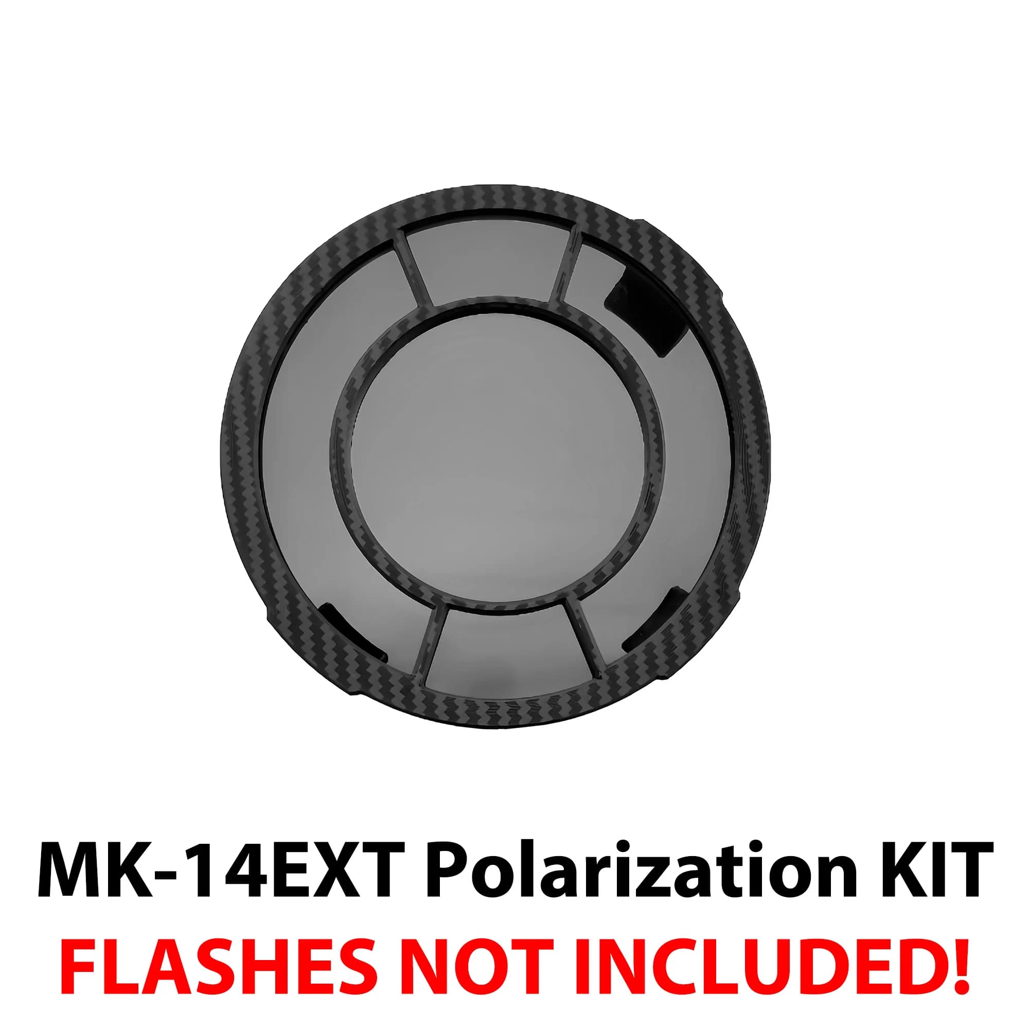Photo dentaire. Filtre cpl izing pour anneau flash MK-14EXT MEIKE. Élimine les reflets et l'éblouiss