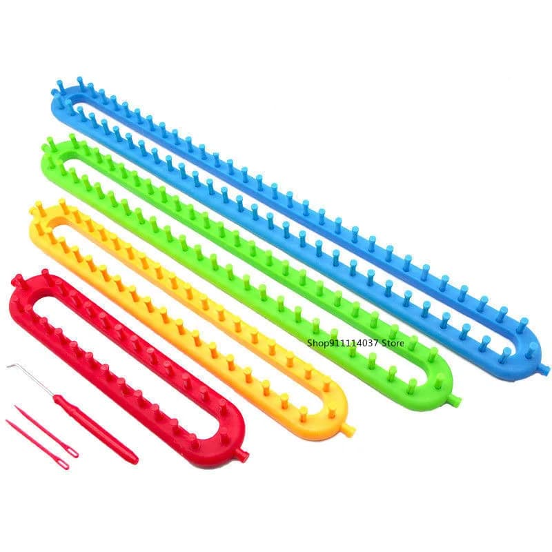 4 tailles/ensemble Machine à coudre outils rond tricot tisser bricolage à la main écharpe chaussette