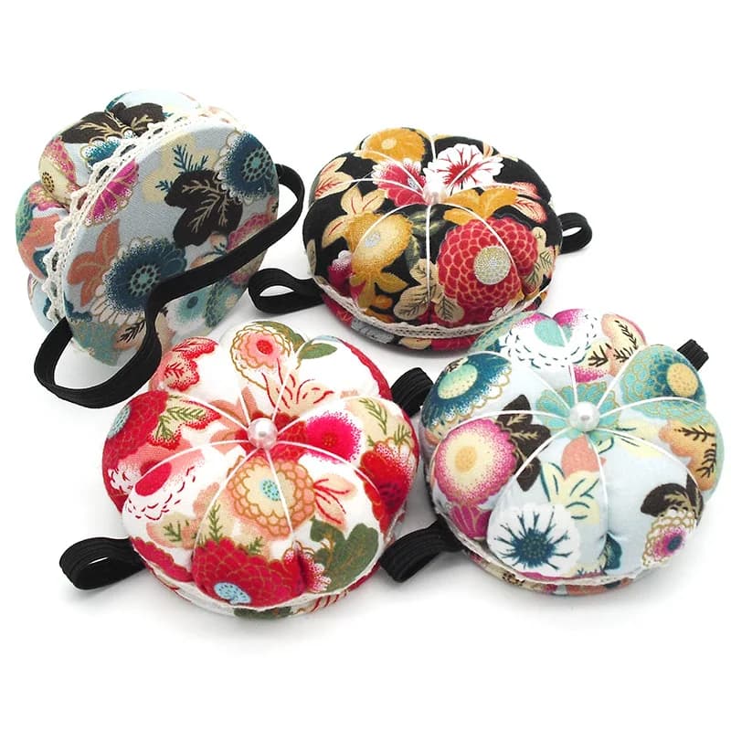 Porte-coussin en forme de citrouille, couleur aléatoire, porte-aiguille, Kit de couture, bricolage, 