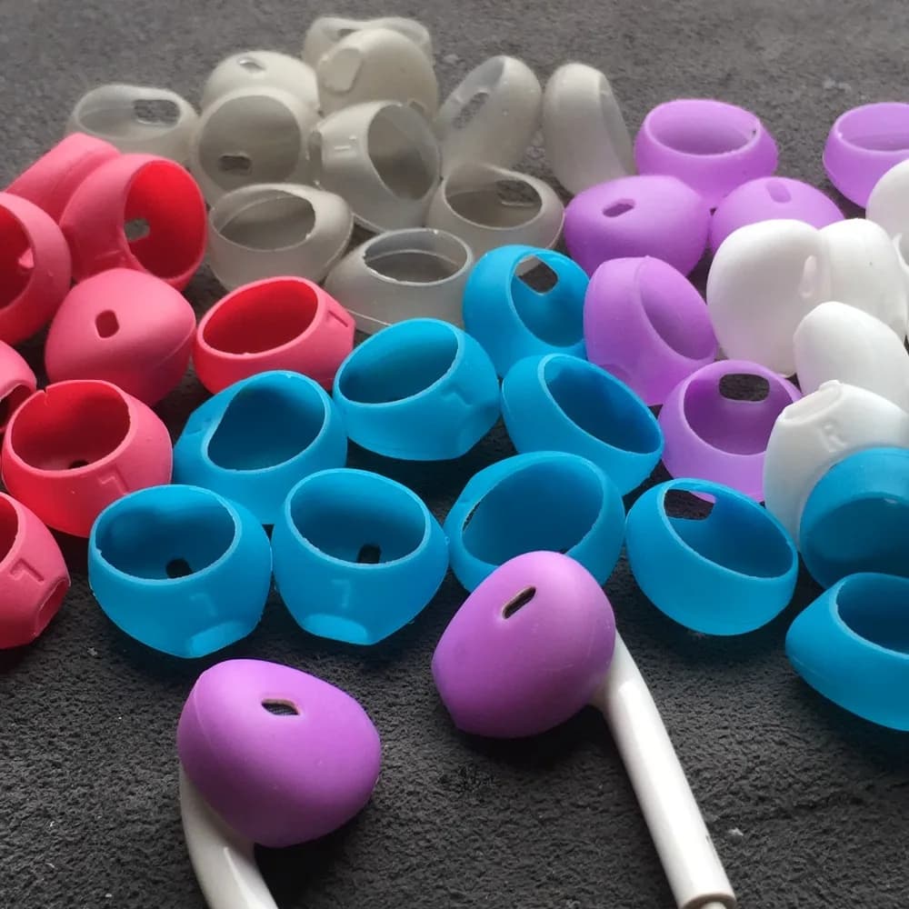 Coussinets d'oreille pour écouteurs, housses pour Iphone6 7 8 Plus X Xsmax, étui Airpods, capuchons 