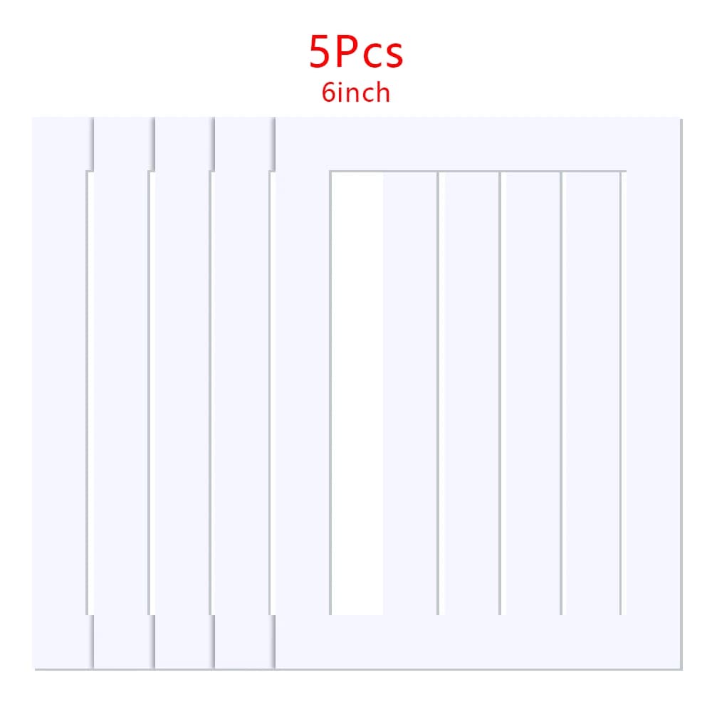 5 pièces pour cadres photo 6/7/8/10 pouces, tapis photo blanc, simple et pur, rectangulaires, suppor