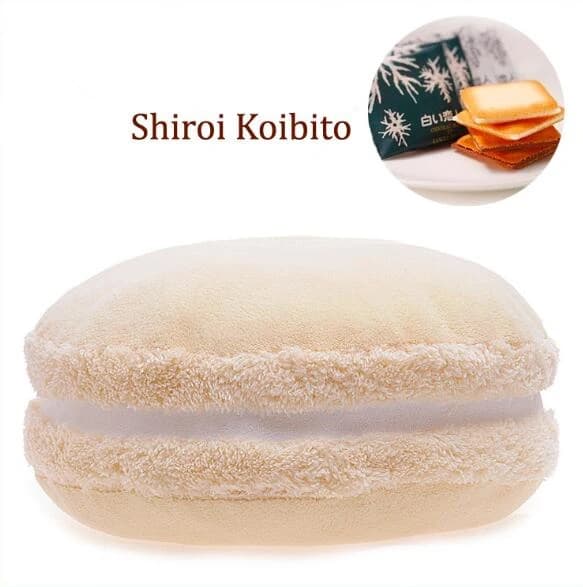 Coussin en peluche en forme de macaron de CFen A, oreiller rond de gâteau, décoration de canapé, déc