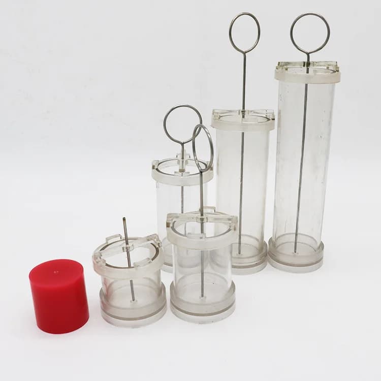Bricolage artisanat fabrication de bougies moule cylindrique PC résistant aux hautes températures mo
