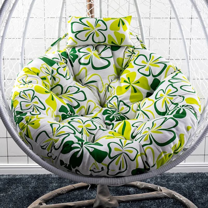 Heart de chaise hamac épais Papasan, coussin doux avec repos de sauna pour la maison, le jardin, le 