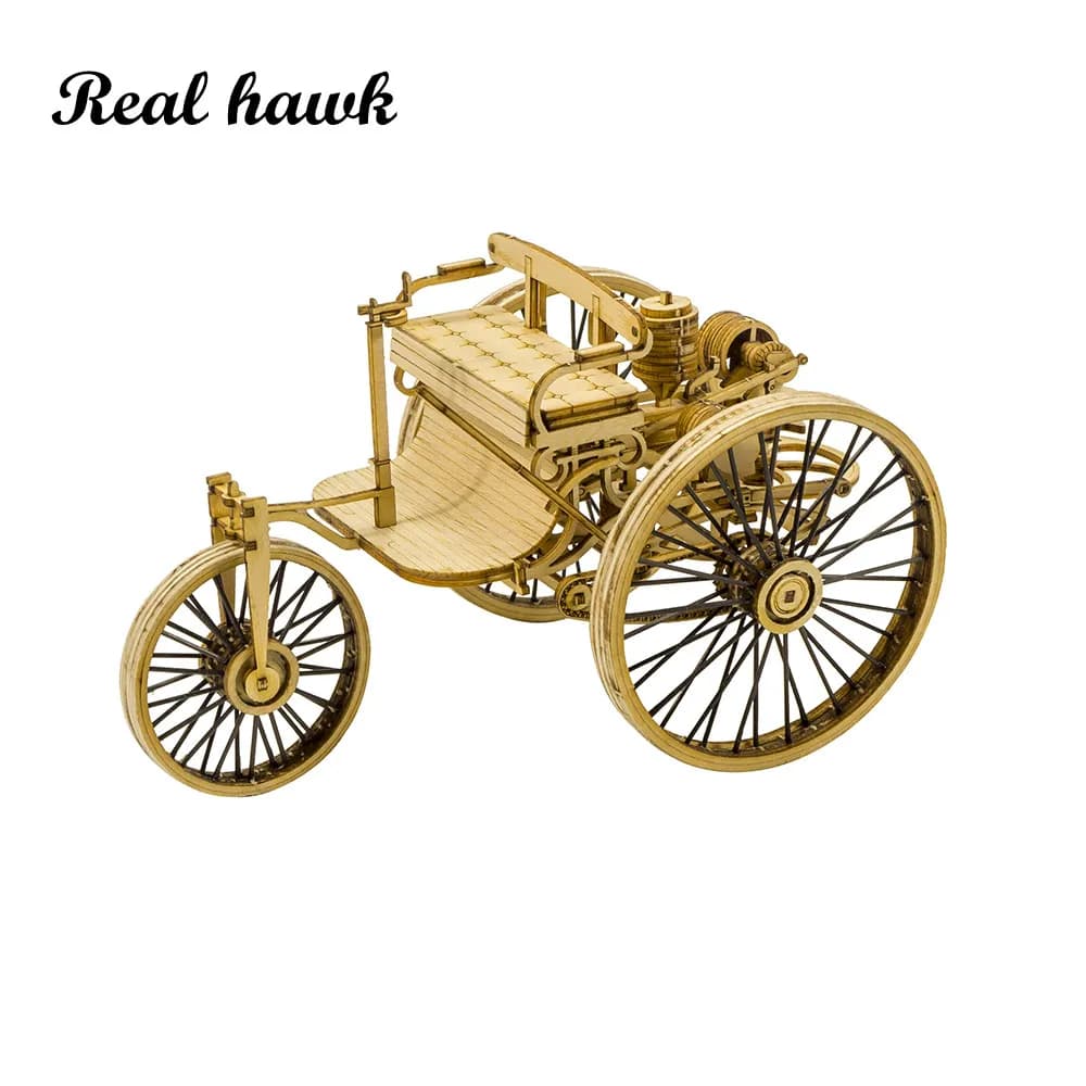 Jouets en bois de construction, bricolage artisanal, ameublement en bois, cadeau de noël, Kit de mod