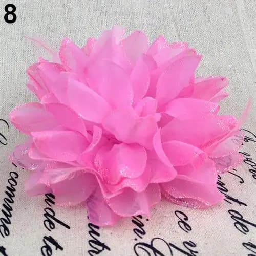 Épingle à cheveux élastique pour fête de mariage, bande de sauna à fleurs, bracelet de cheveux, déco