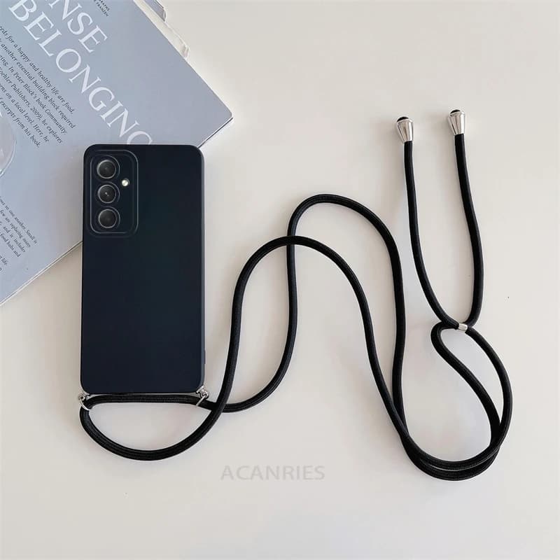 S 25 S25ultra S25plus bandoulière lanière coque en silicone pour Samsung Galaxy S25 Plus Ultra 5g mo
